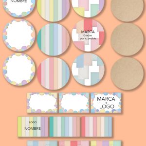 Etiquetas térmicas prediseñadas